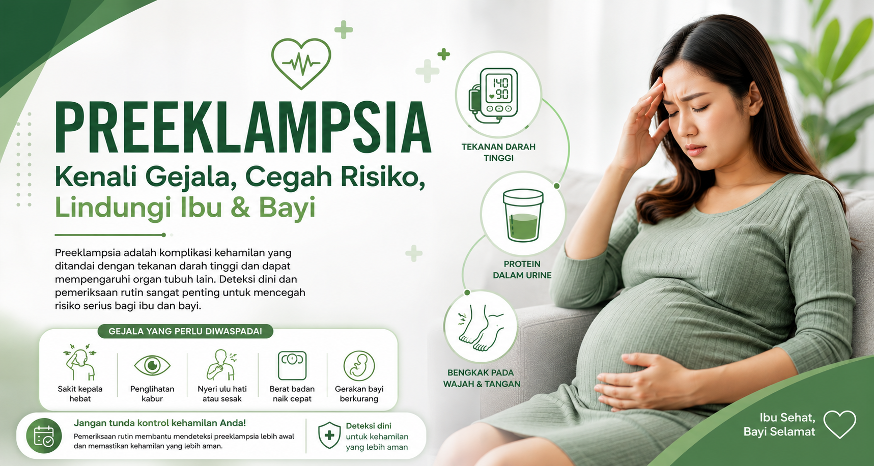 Preeklampsia: Kenali Gejala dan Pentingnya Deteksi Dini pada Kehamilan