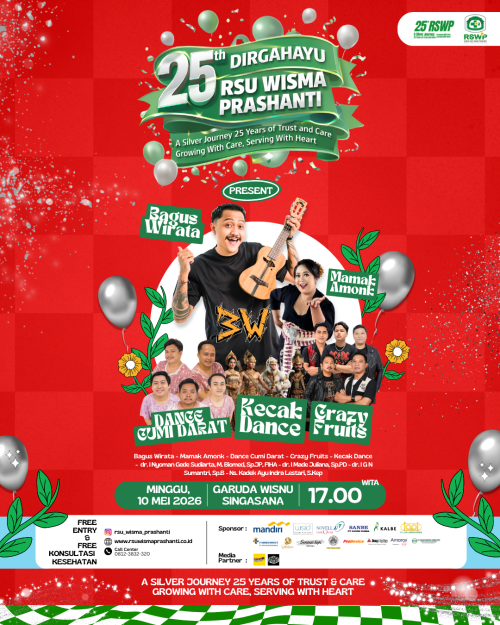 🎉✨ DIRGAHAYU KE-25 RSU WISMA PRASHANTI ✨🎉